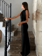 Lucinda - Satijnen One-Shoulder Avondjurk Met Strikdetail