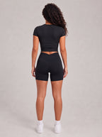 Rowena - Tweedelige set met T-shirt en elastische short