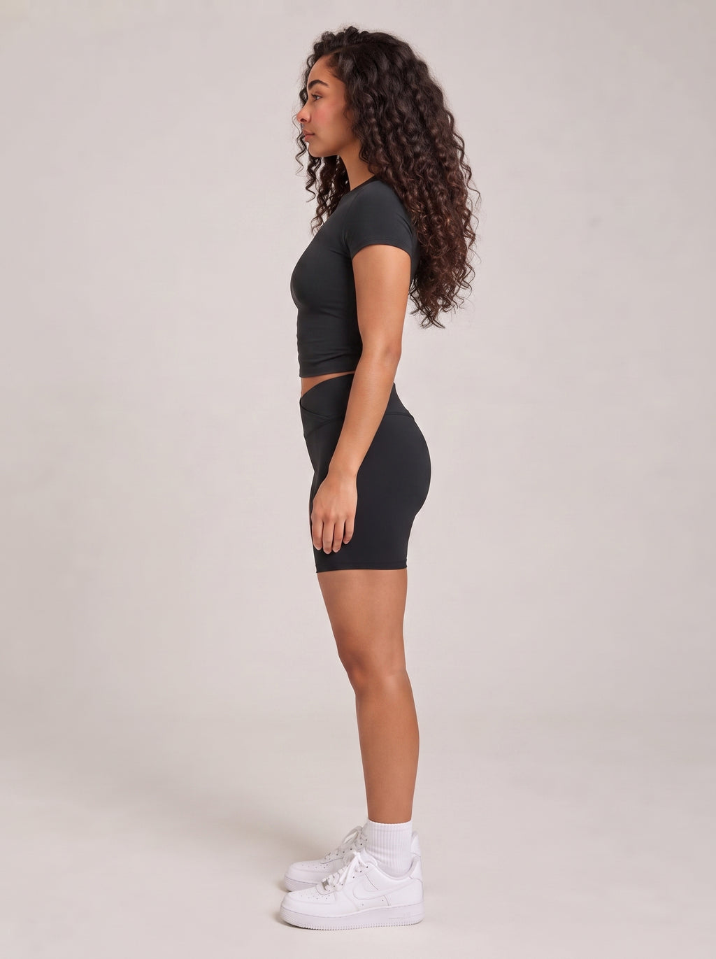 Rowena - Tweedelige set met T-shirt en elastische short