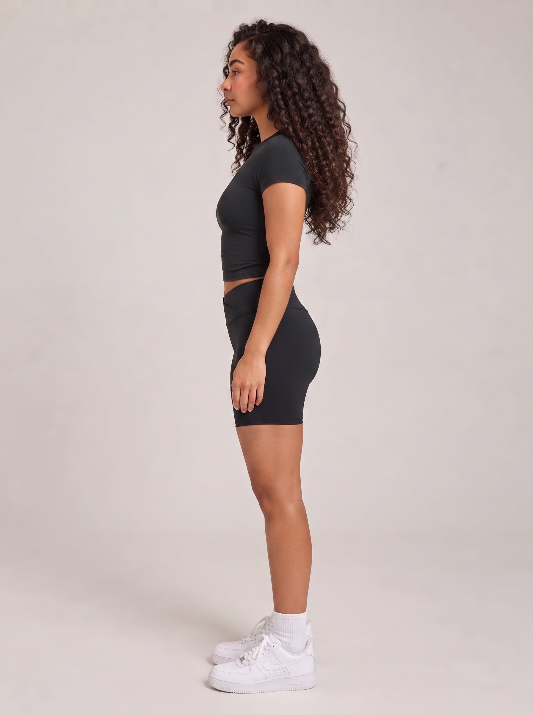 Rowena - Tweedelige set met T-shirt en elastische short