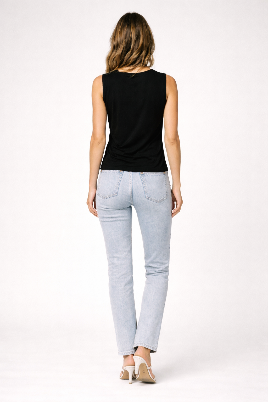 Dianne – Zwarte Dames Top Met Plooidetails