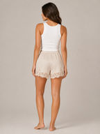 Piroska - Dames Short Met Kantdetails