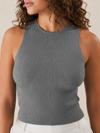 Paige - Dames Slim Fit Tanktop Met Subtiel Reliëf