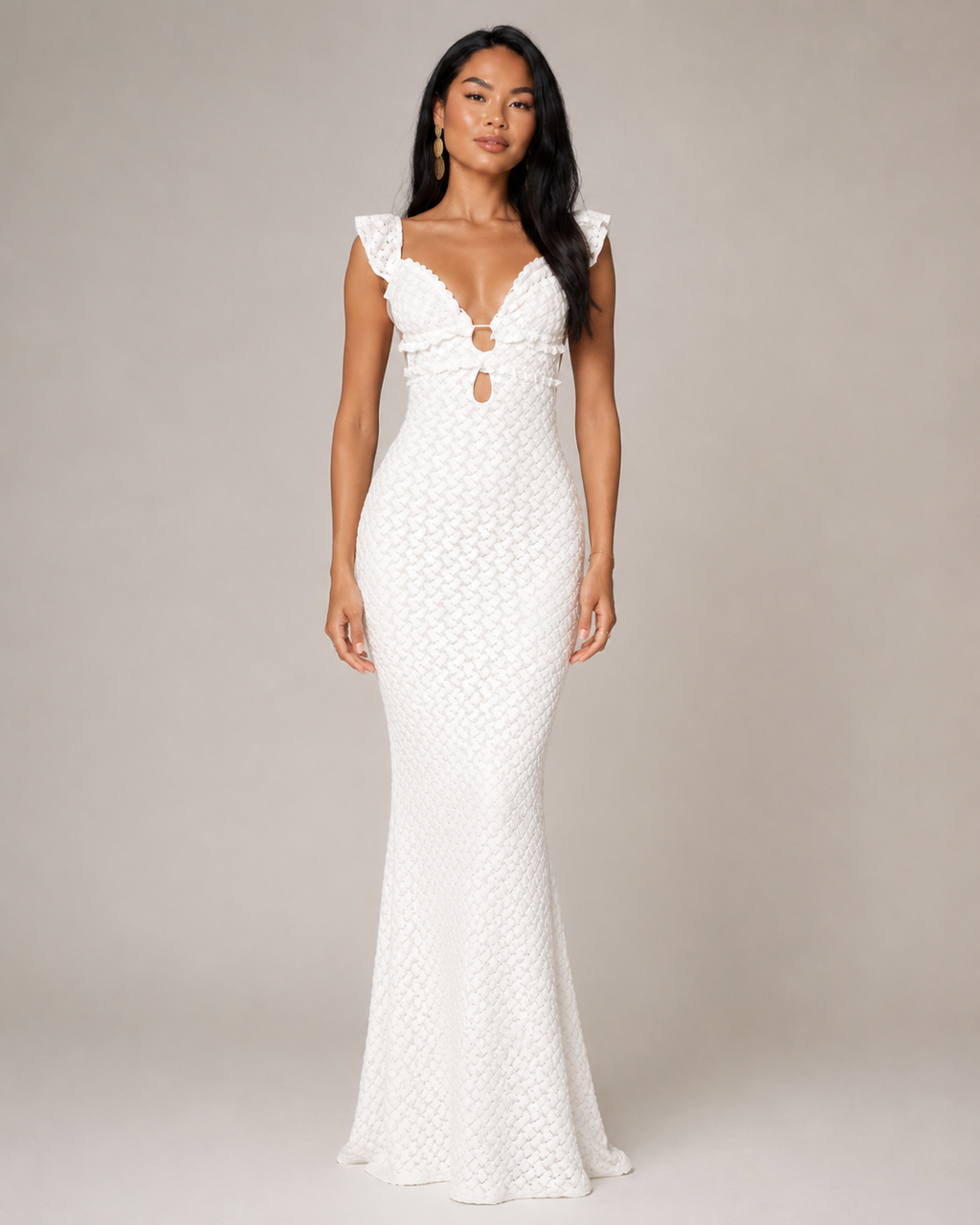 Margaux - Strapless Maxi-jurk met Pailletten en Kokerrok
