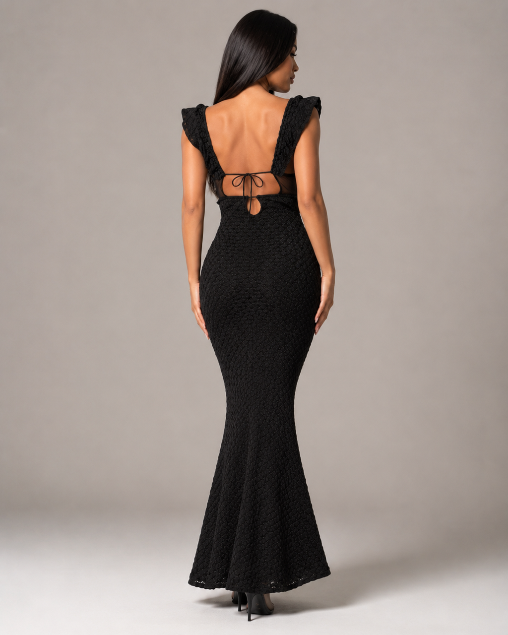 Margaux - Strapless Maxi-jurk met Pailletten en Kokerrok