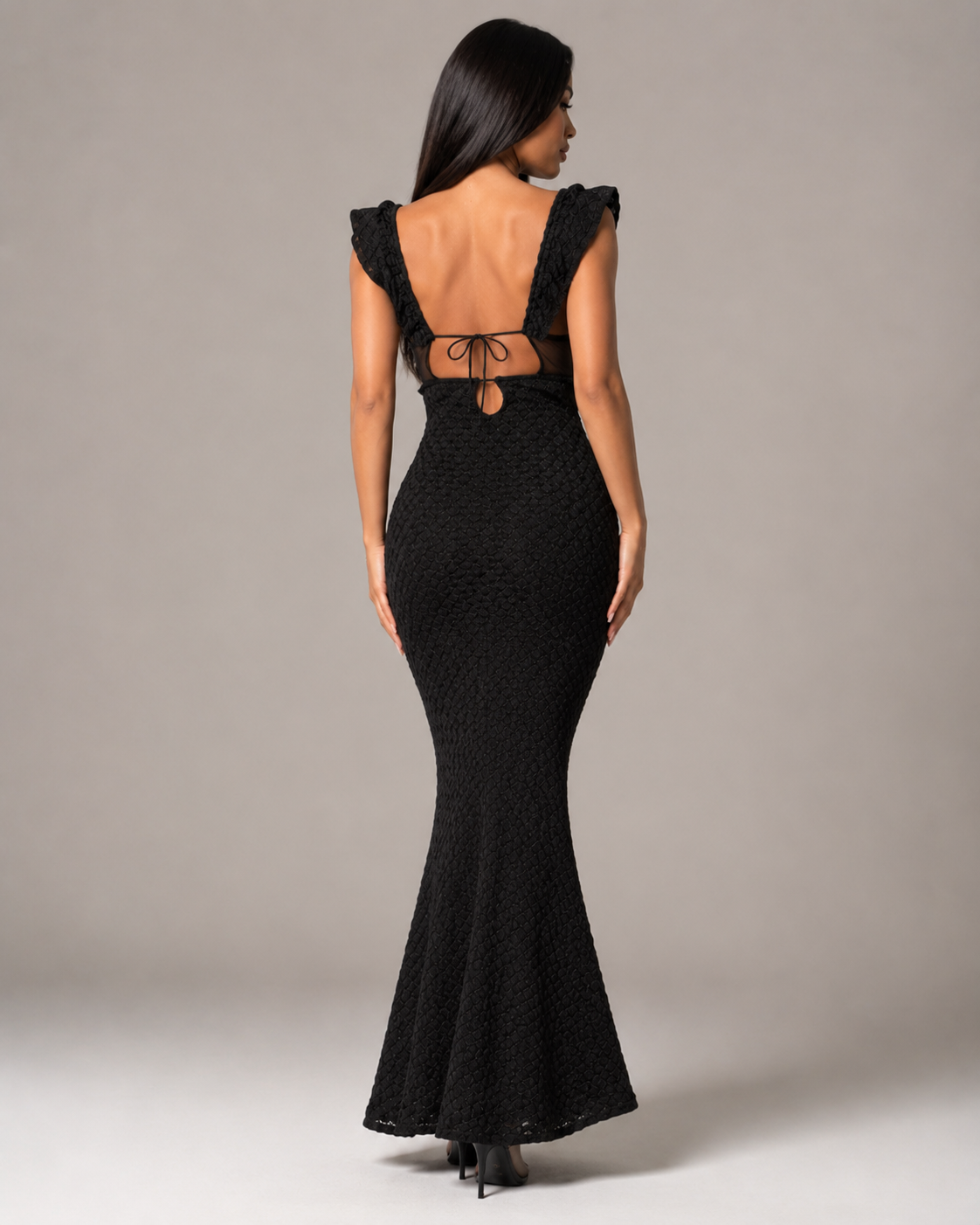 Margaux - Strapless Maxi-jurk met Pailletten en Kokerrok