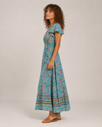 Myrna - Boho Maxi-jurk met Wikkelmodel en Hoge Split