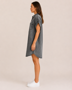 Héline - Denim Jurk Met Flatterende Pasvorm