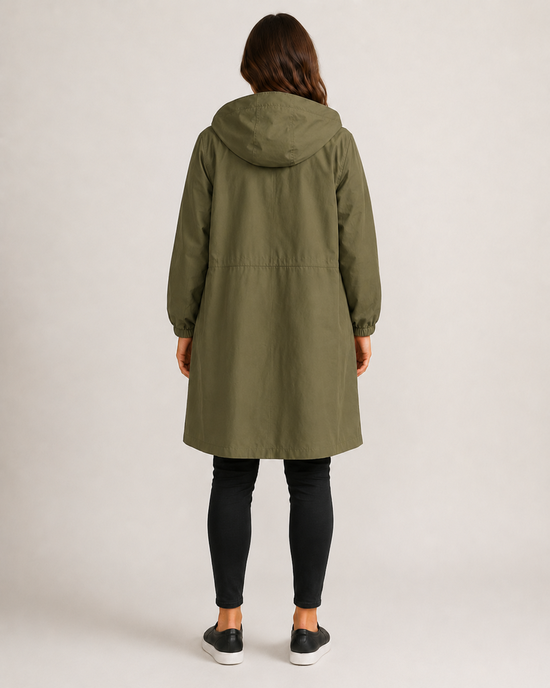 Hannelore - Waterdichte Dames Trenchcoat Met Afneembare Capuchon En Tailleband