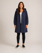 Hannelore - Waterdichte Dames Trenchcoat Met Afneembare Capuchon En Tailleband