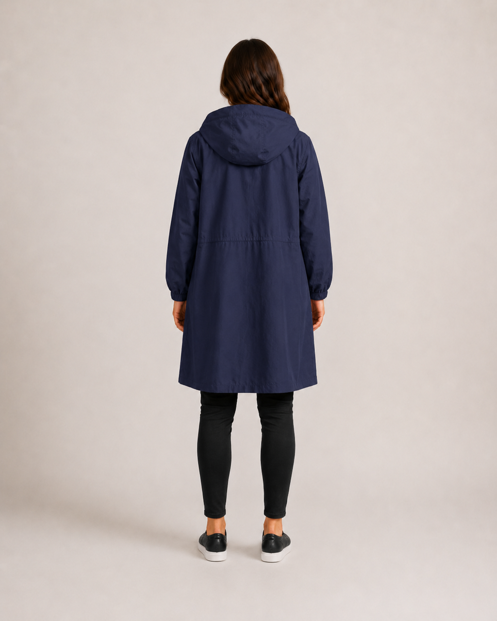 Hannelore - Waterdichte Dames Trenchcoat Met Afneembare Capuchon En Tailleband