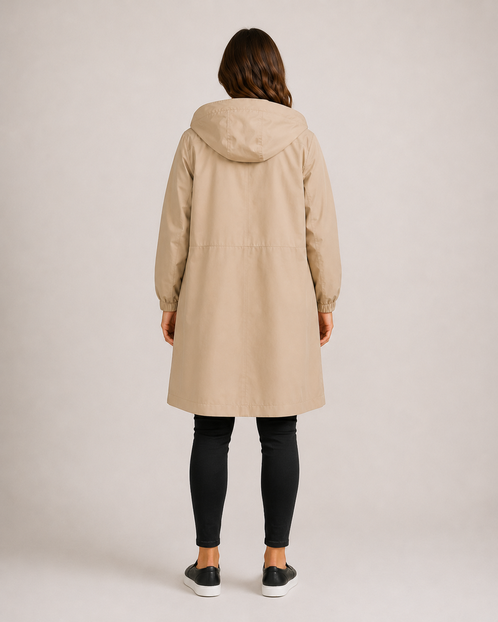 Hannelore - Waterdichte Dames Trenchcoat Met Afneembare Capuchon En Tailleband