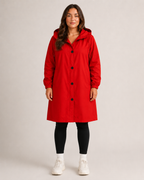 Hannelore - Waterdichte Dames Trenchcoat Met Afneembare Capuchon En Tailleband