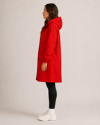 Hannelore - Waterdichte Dames Trenchcoat Met Afneembare Capuchon En Tailleband
