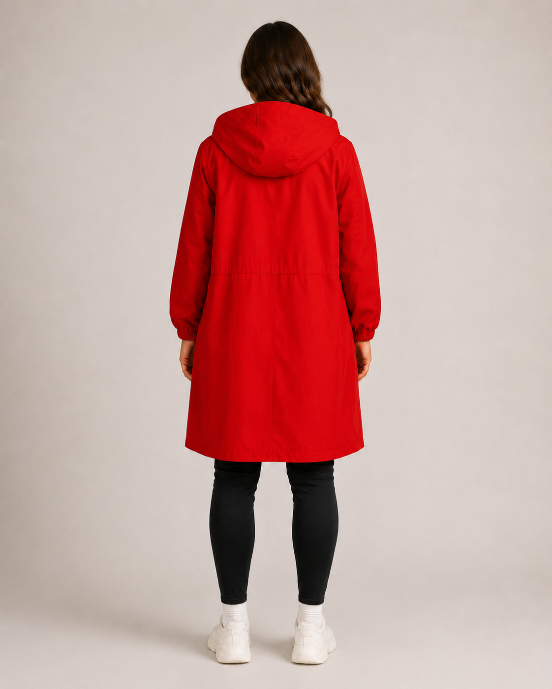 Hannelore - Waterdichte Dames Trenchcoat Met Afneembare Capuchon En Tailleband