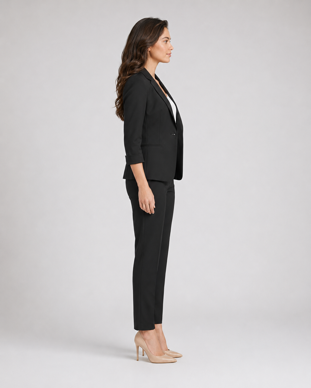 Nadine - Damespak met Blazer en Rechte Broek