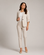 Nadine - Damespak met Blazer en Rechte Broek