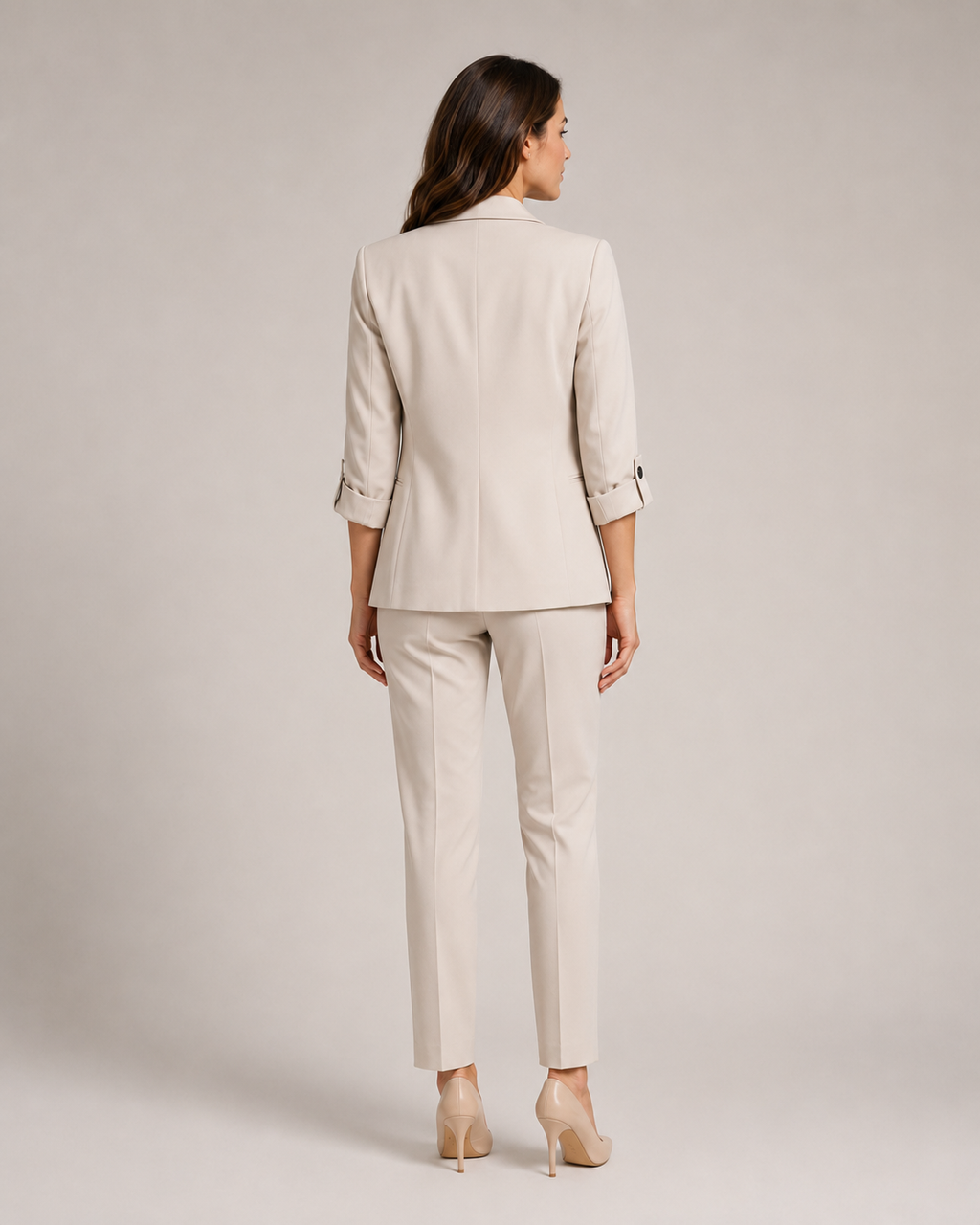 Nadine - Damespak met Blazer en Rechte Broek