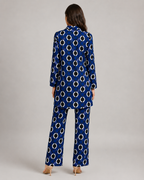 Naomi - Tweedelige Set met Vintage Print en Elastische Taille