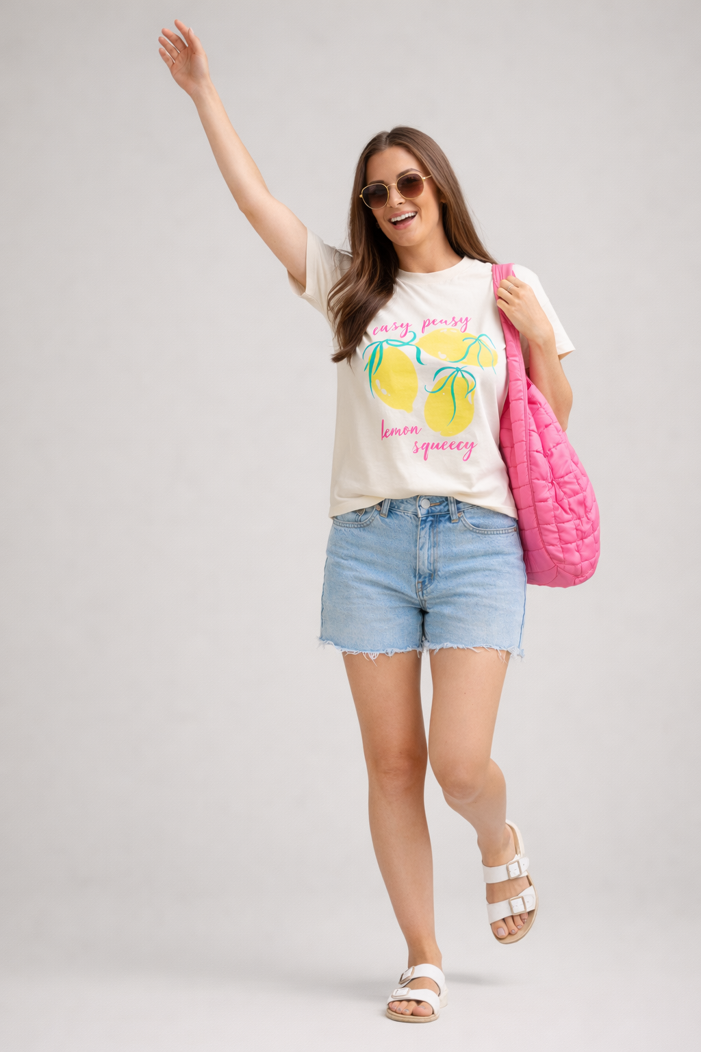 Diecke – Ivoorkleurige Dames T-Shirt Met Print