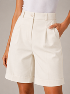 Pavona - Dames wide-fit short met elastische taille
