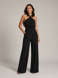 Noralie - Jumpsuit met Halterhals en Palazzo Broek
