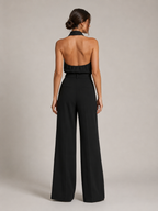 Noralie - Jumpsuit met Halterhals en Palazzo Broek