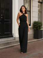 Noralie - Jumpsuit met Halterhals en Palazzo Broek