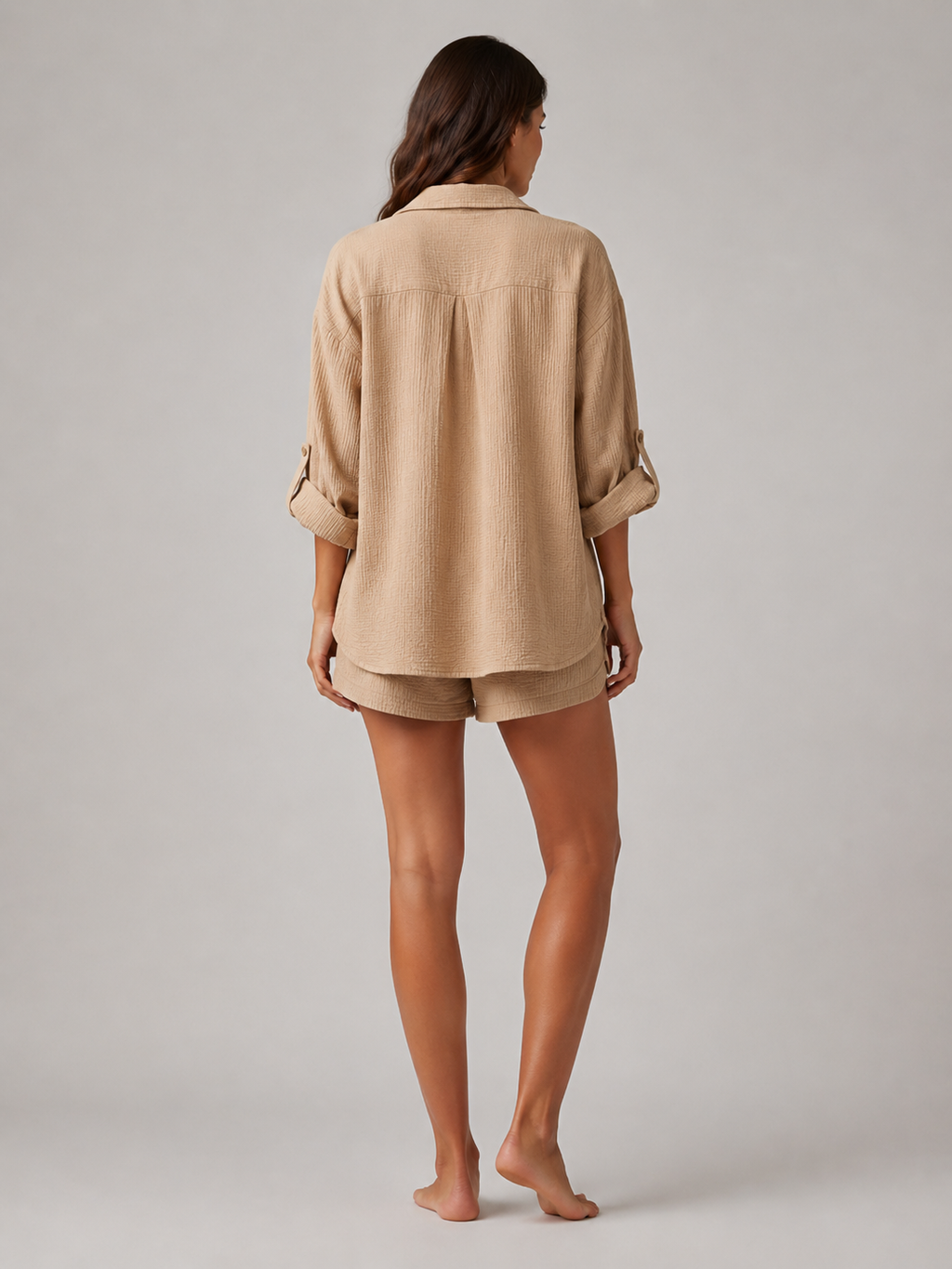 Nancy - Katoenen Set met Blouse en Short