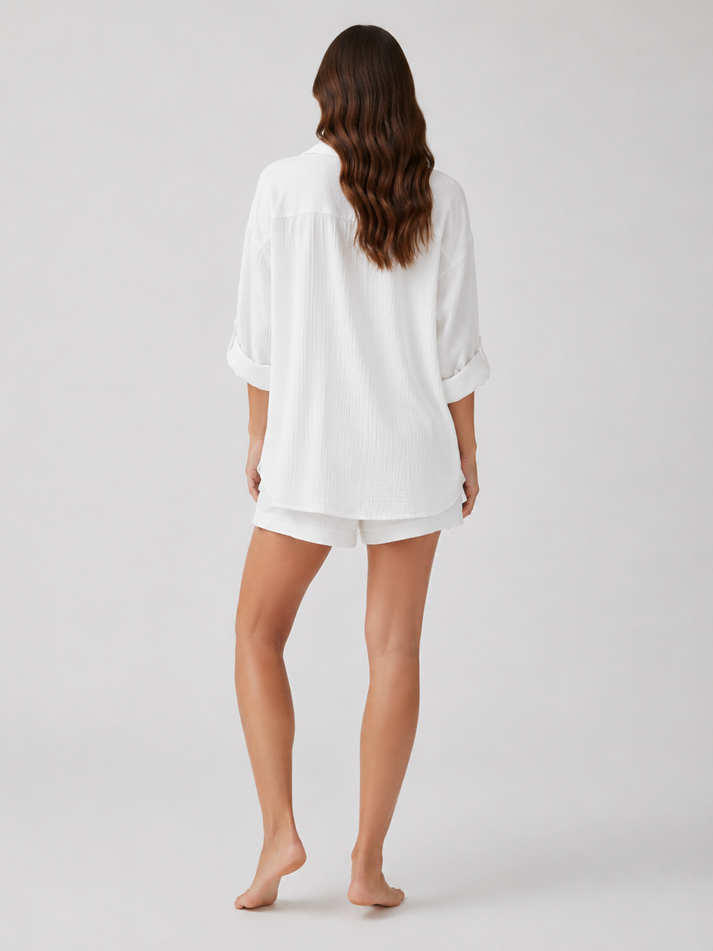 Nancy - Katoenen Set met Blouse en Short