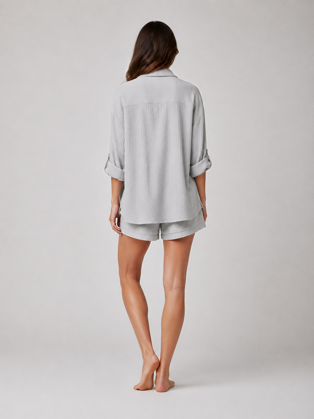 Nancy - Katoenen Set met Blouse en Short