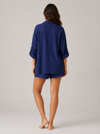 Nancy - Katoenen Set met Blouse en Short