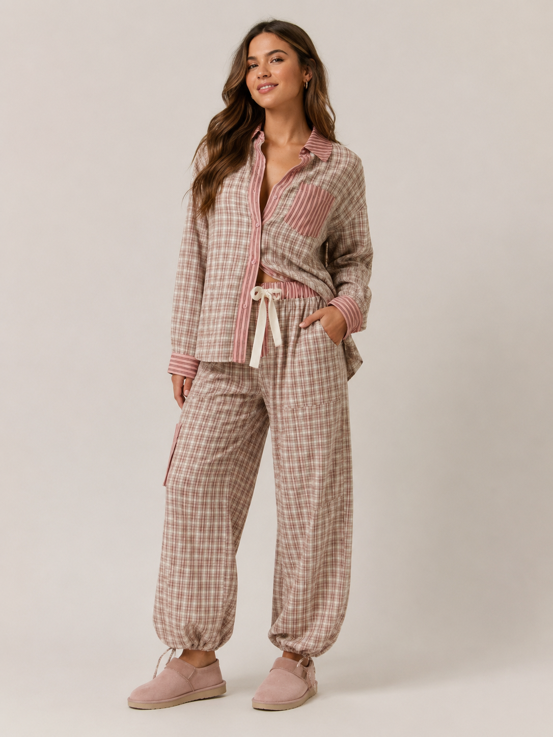 Neeltje - Pyjamaset met Losse Pasvorm en Zachte Stof