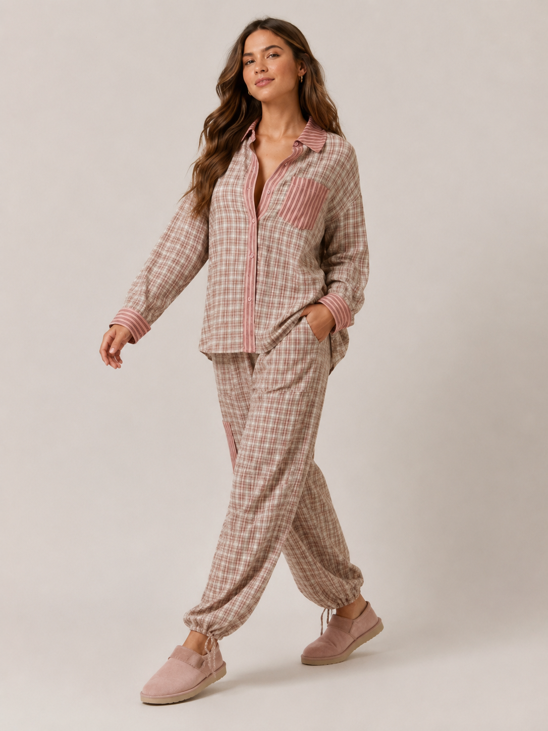 Neeltje - Pyjamaset met Losse Pasvorm en Zachte Stof