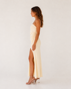 Heloise - Dames Slip Dress Met Zijsplit En Spaghettibandjes