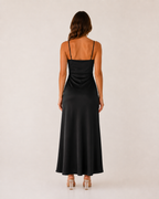 Heloise - Dames Slip Dress Met Zijsplit En Spaghettibandjes