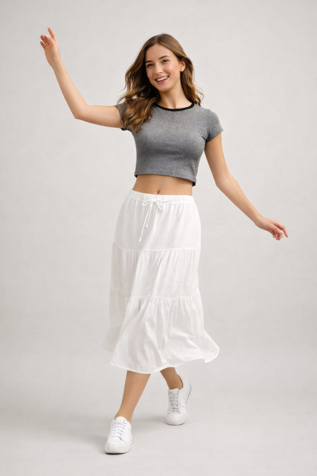 Diana Grijze Top
