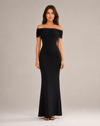 Isella - Strapless Maxi-jurk met Nauwsluitend Silhouet