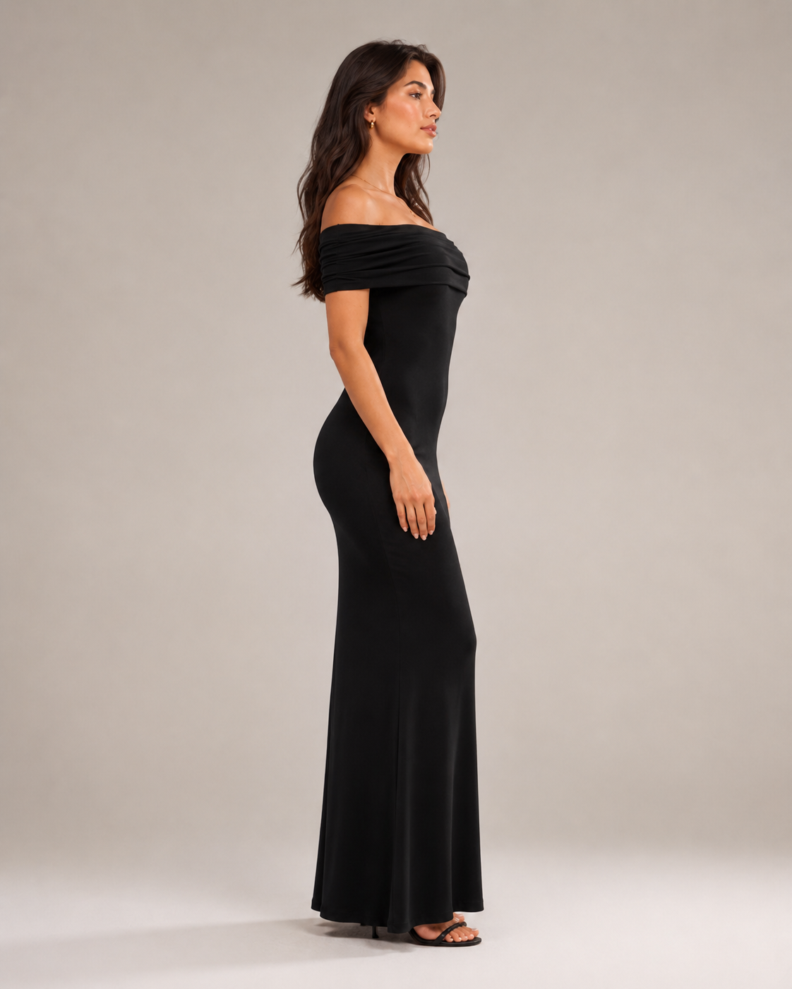 Isella - Strapless Maxi-jurk met Nauwsluitend Silhouet