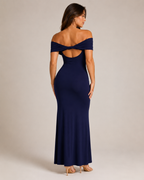 Isella - Strapless Maxi-jurk met Nauwsluitend Silhouet