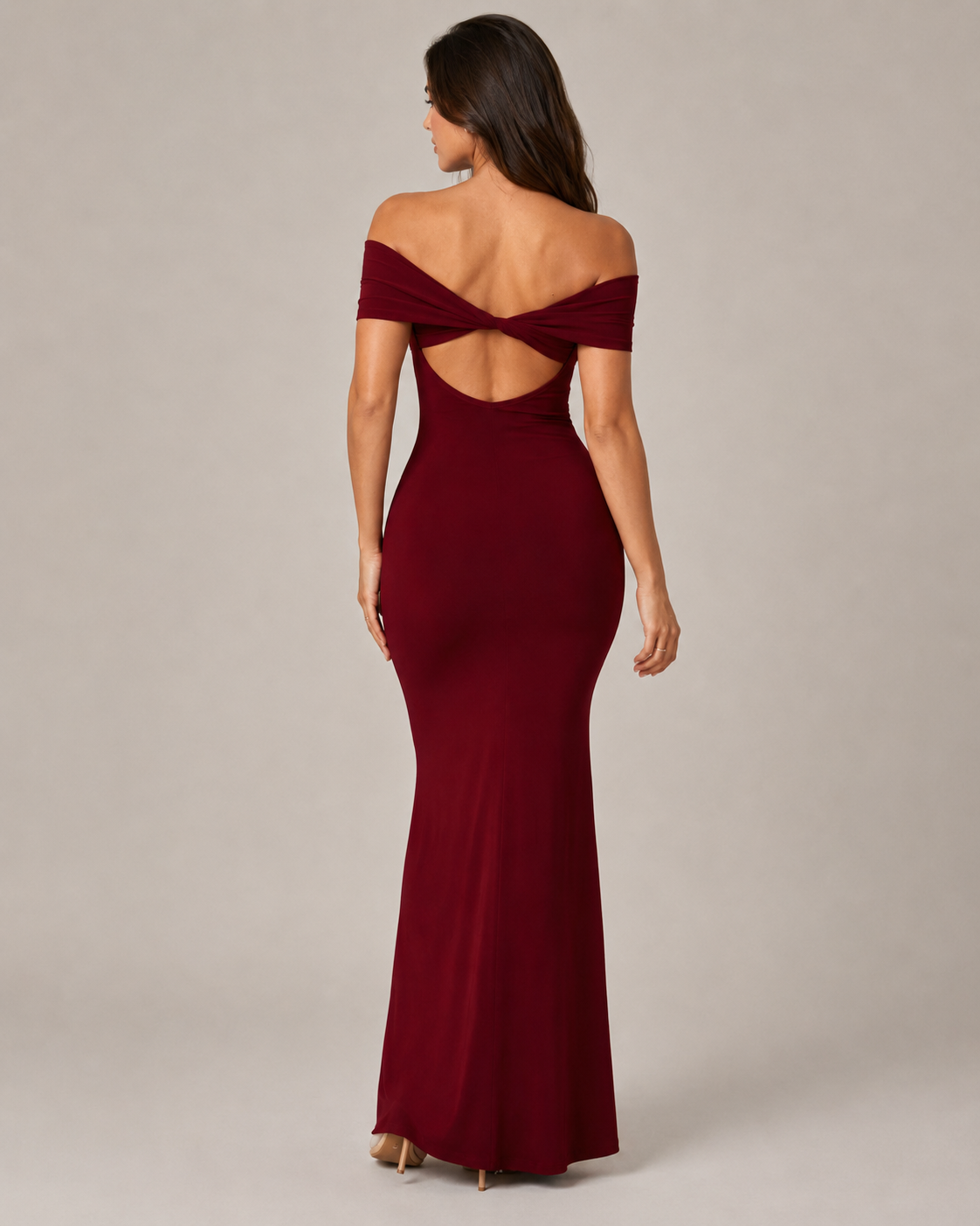 Isella - Strapless Maxi-jurk met Nauwsluitend Silhouet