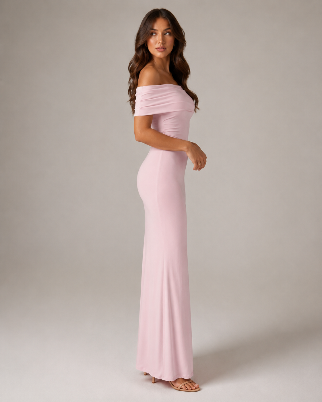 Isella - Strapless Maxi-jurk met Nauwsluitend Silhouet
