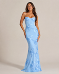 Kivana - Glitter Maxi-jurk Met Verstelbare Schouderbandjes