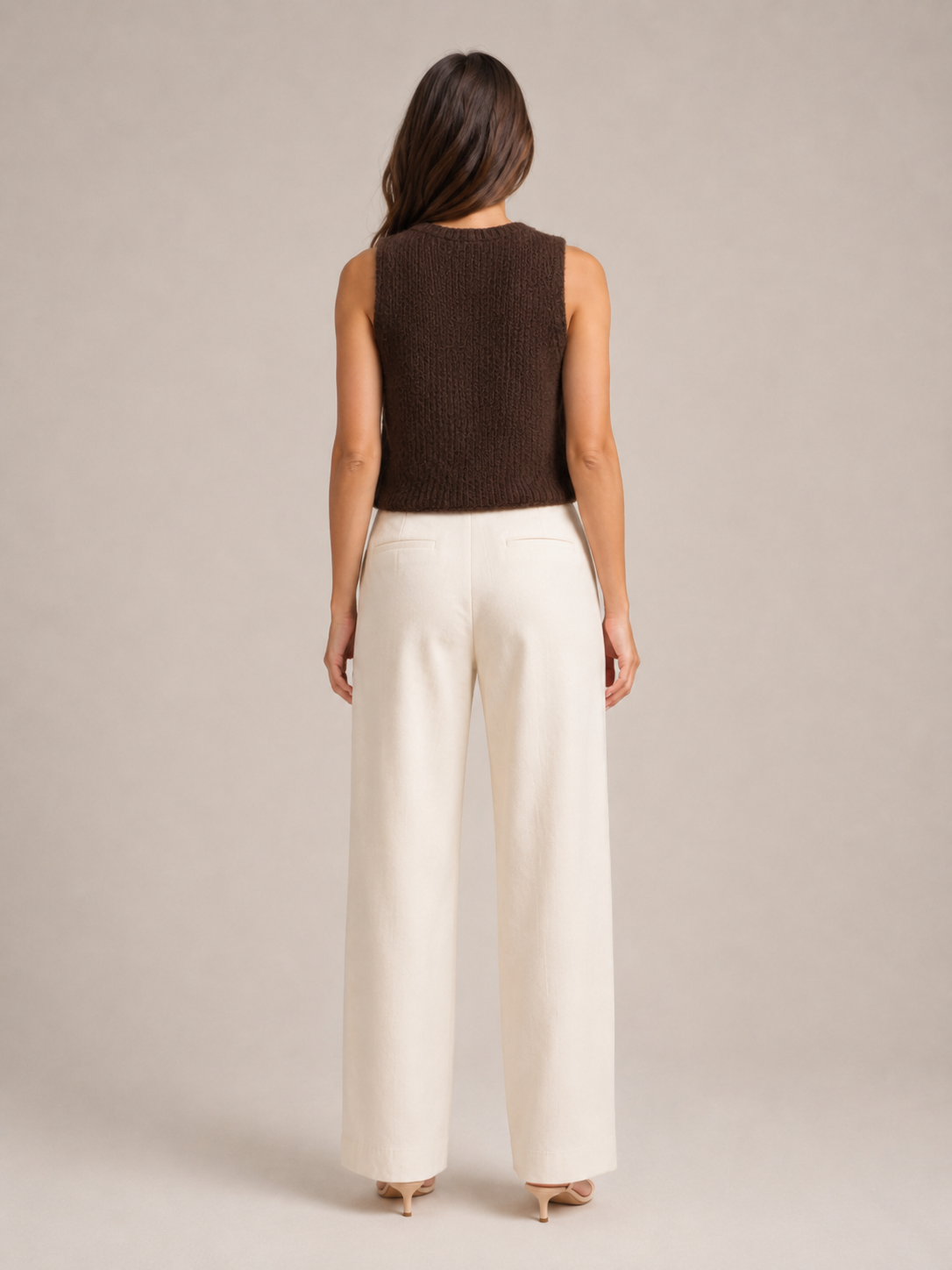 Perla - Dames Gebreid Gilet Met V-hals En Knopen