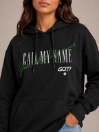 Serilda - Dames Hoodie Met Letterprint En Kangoeroezak