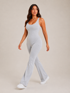 Sidonie - Dames Jumpsuit Met Open Rug En Flared Pijpen