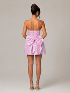 Fayra - Mini-cocktailjurk Met Off-shoulder Halslijn En Hoge Taille
