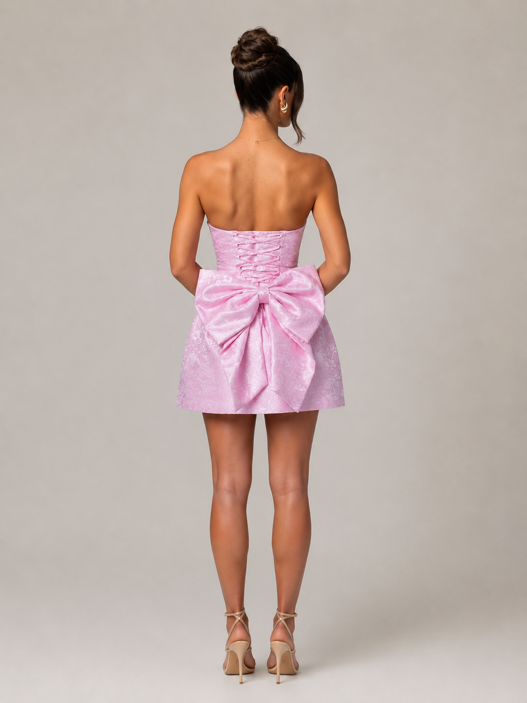 Fayra - Mini-cocktailjurk Met Off-shoulder Halslijn En Hoge Taille