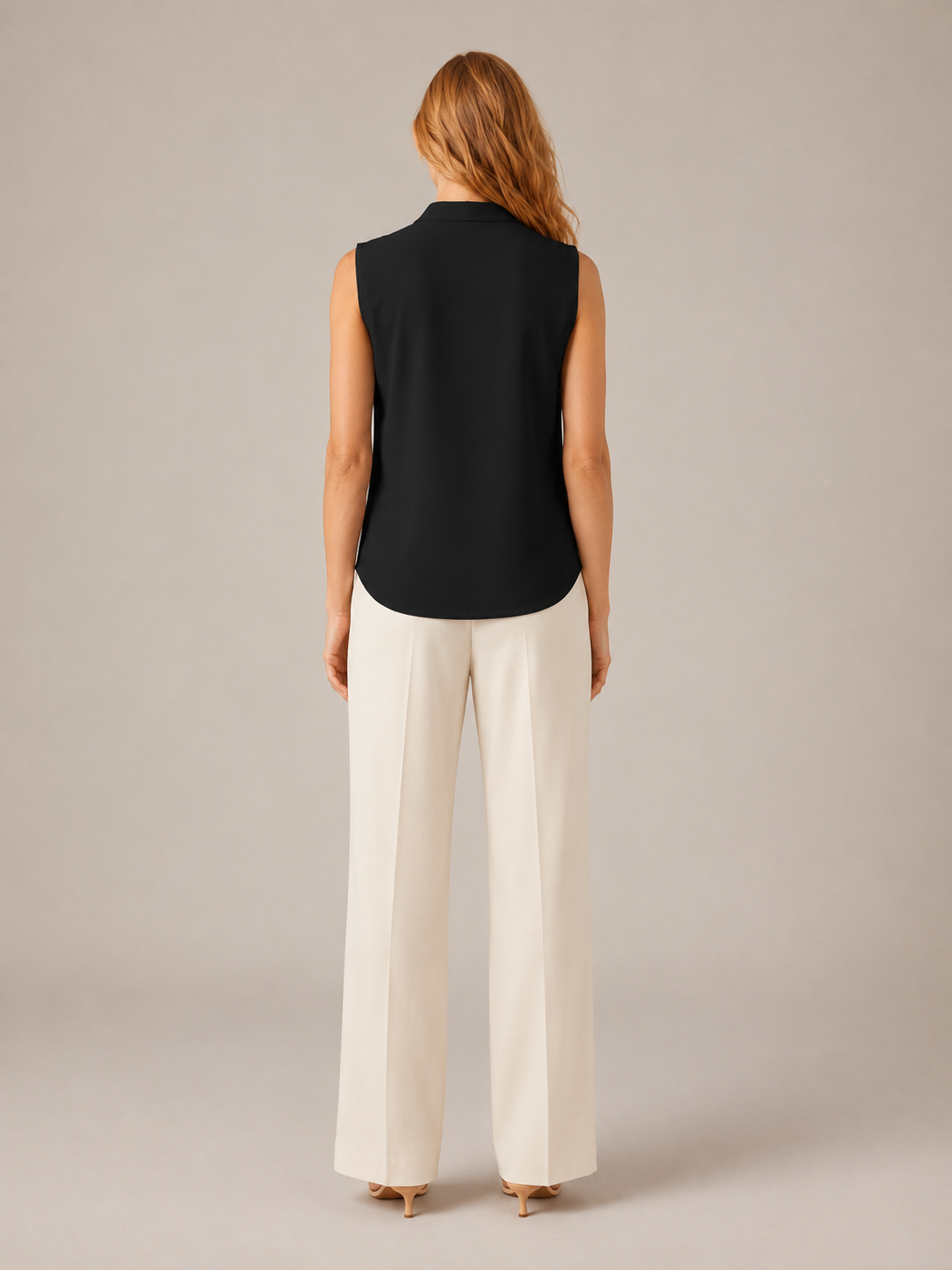 Saméline - Dames Blouse Met V-hals En Losse Pasvorm