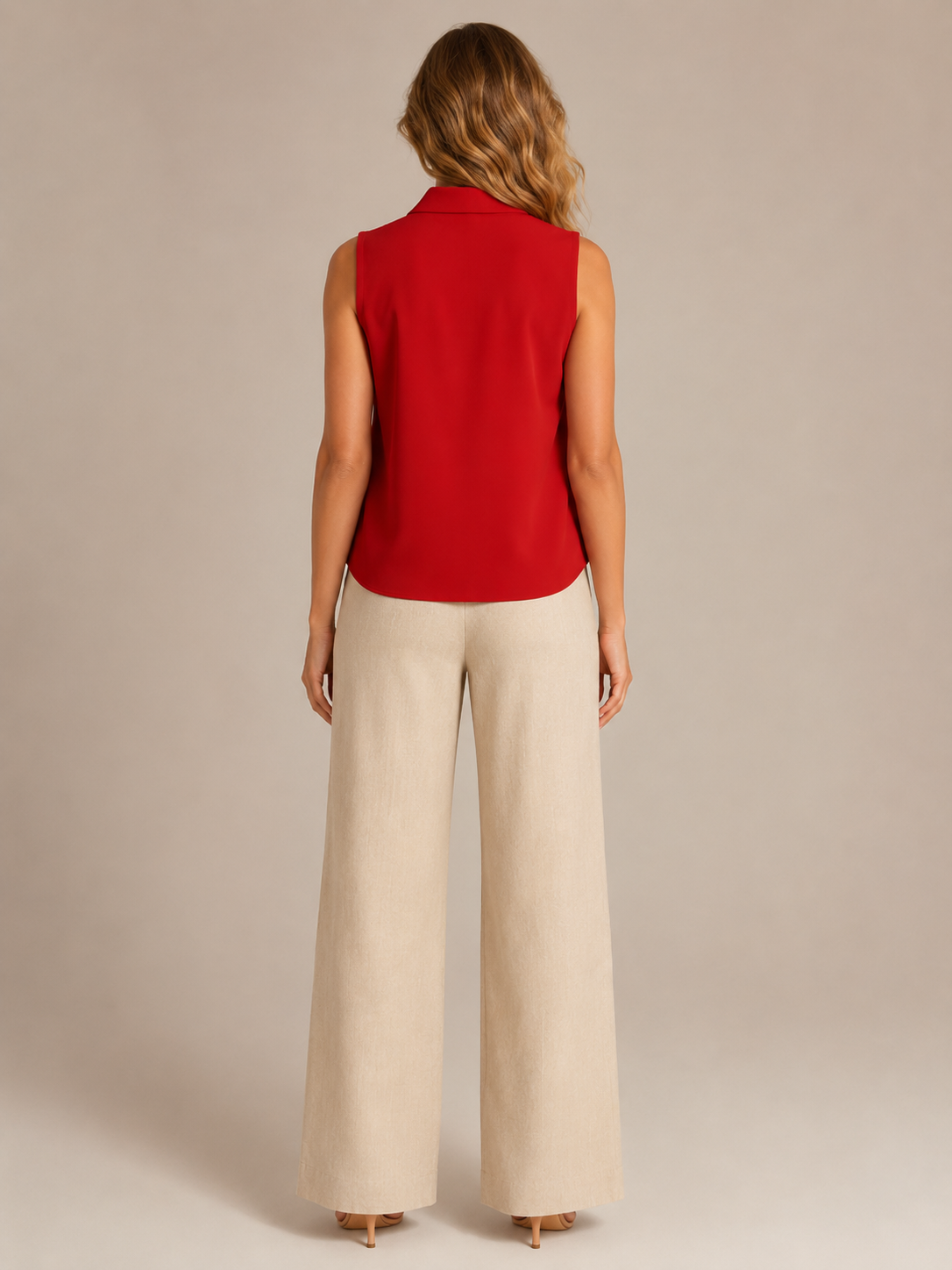 Saméline - Dames Blouse Met V-hals En Losse Pasvorm